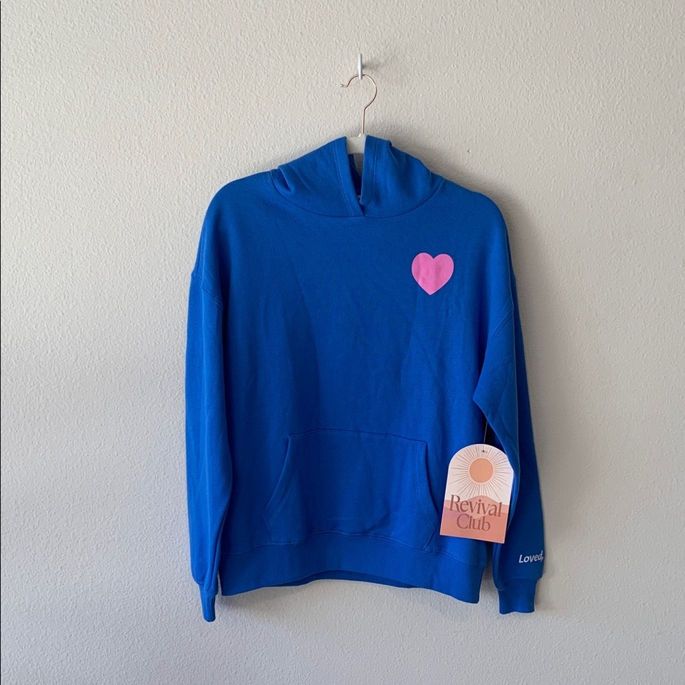 Blue ‘you are s🩷 loved’ hoodie